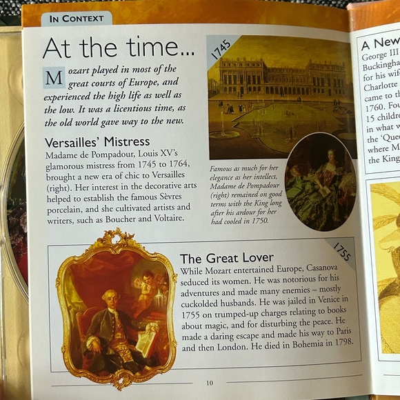 Mozart Musical Masterpieces Audio CD and Booklet - Picture 7 of 8